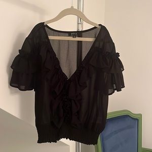 Privy black top size S